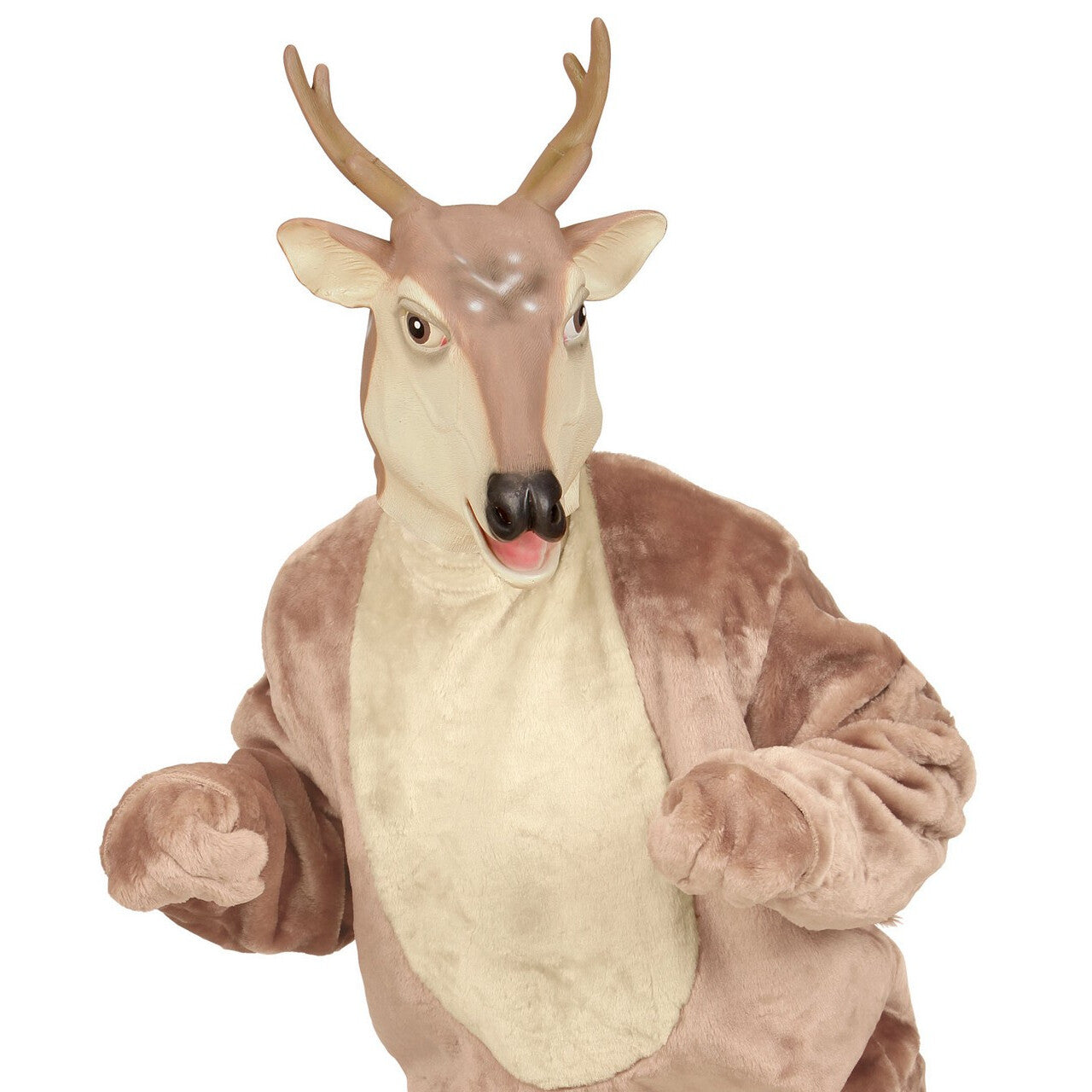 Op deze afbeelding zie je een Accessoires, van het merk Widmann. Cartoony Masker, Rendier