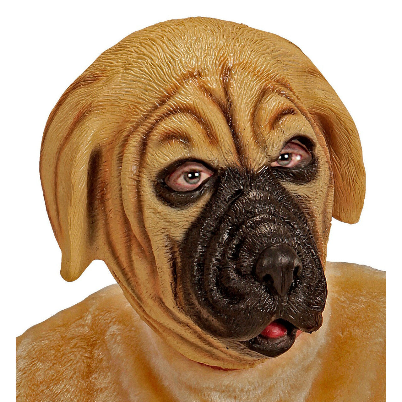 Op deze afbeelding zie je een Accessoires, van het merk Widmann. Cartoony Masker, Bulldog