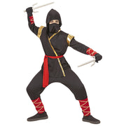 Op deze afbeelding zie je een Kostuums, van het merk Widmann. Ninja Maki Luxe Jongen Kostuum