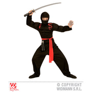 Op deze afbeelding zie je een Kostuums, van het merk Widmann. Super Ninja Kind Jongen Kostuum