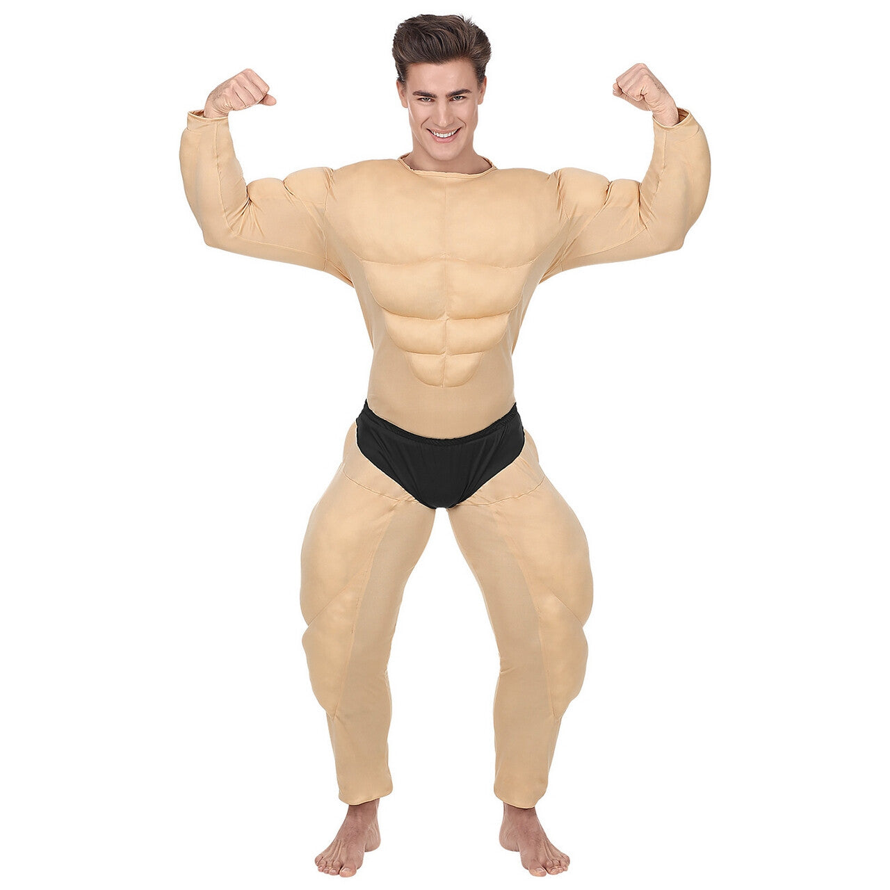 Op deze afbeelding zie je een Kostuums, van het merk Widmann. Opschepper Van De Sportschool Bodybuilder Man Kostuum