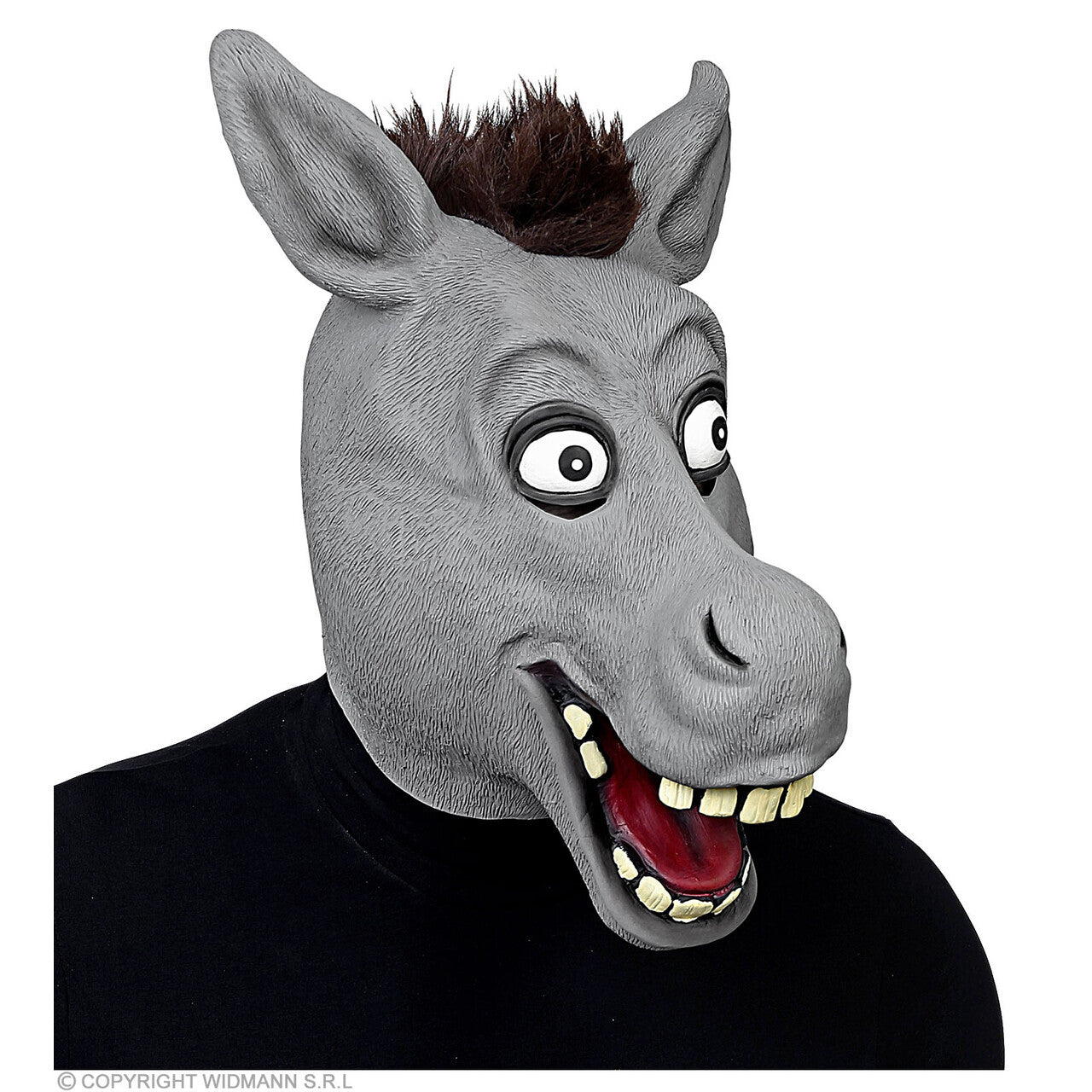 Op deze afbeelding zie je een Accessoires, van het merk Widmann. Lachende Ezel Met Vrolijke Ogen Masker