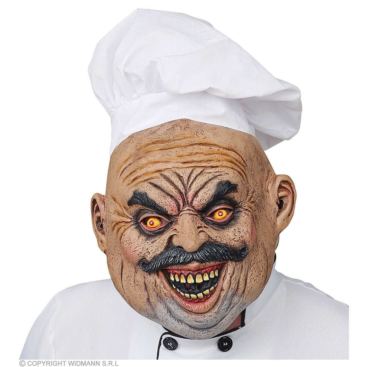 Op deze afbeelding zie je een Accessoires, van het merk Widmann. Kok Uit De Keuken Hel Masker