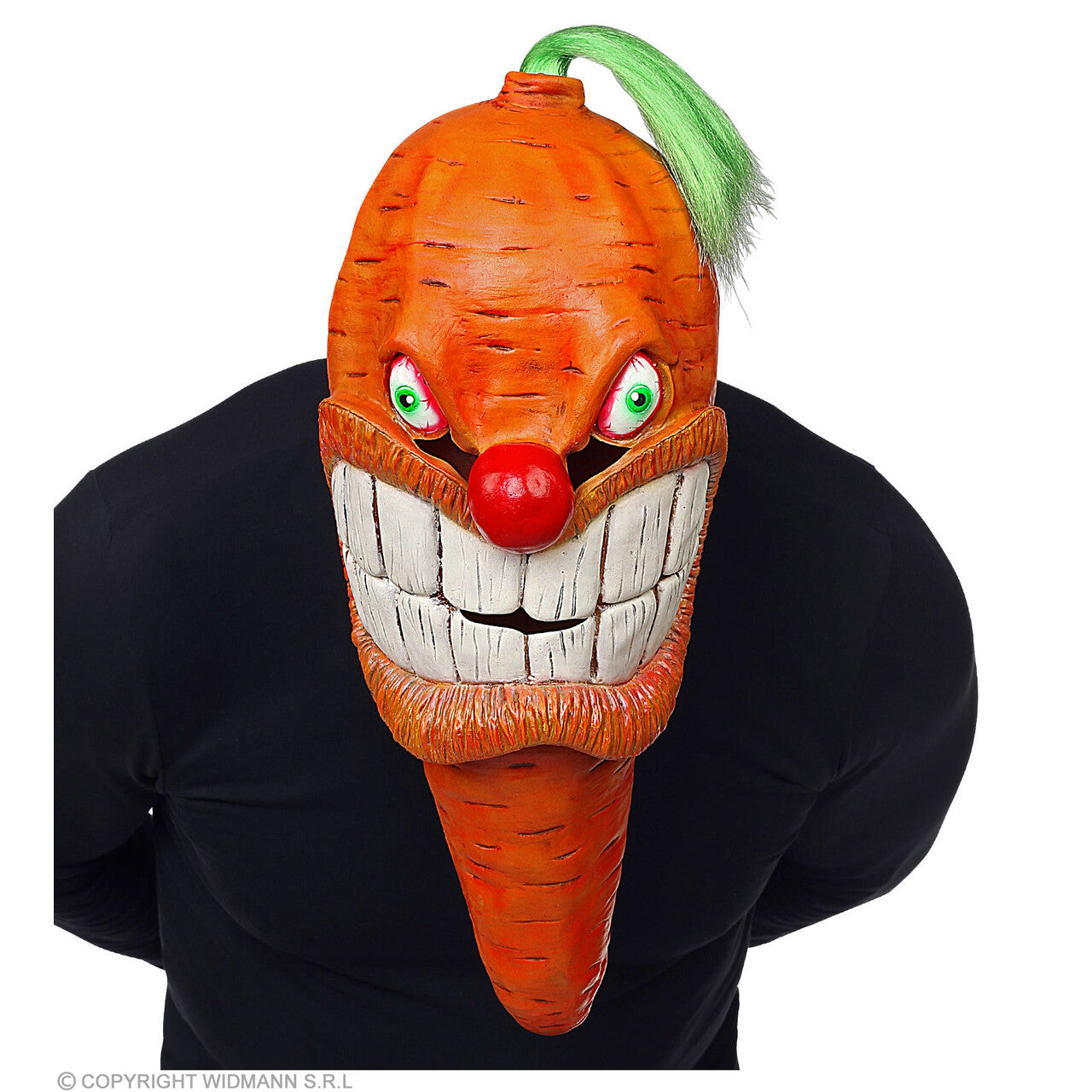 Op deze afbeelding zie je een Accessoires, van het merk Widmann. Onvriendelijke Wortel Masker Halloween