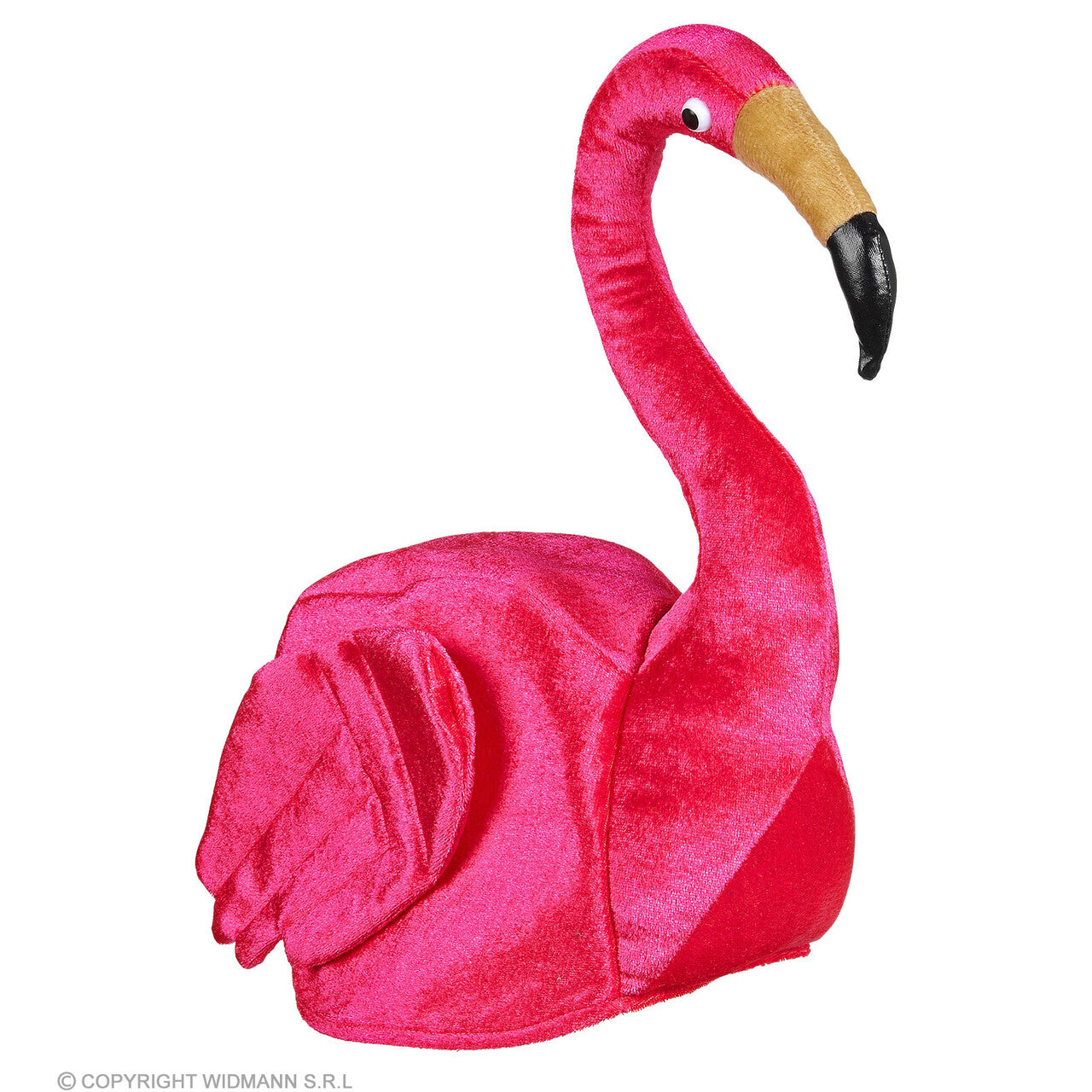 Op deze afbeelding zie je een Accessoires, van het merk Widmann. Guitige Flamingo Hoed