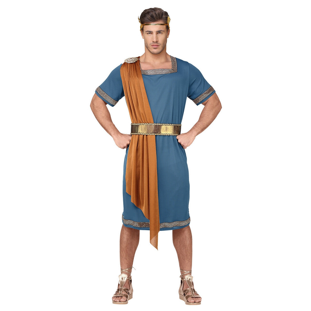 Op deze afbeelding zie je een Kostuums, van het merk Widmann. Senator Oude Rome Brutus Man Kostuum
