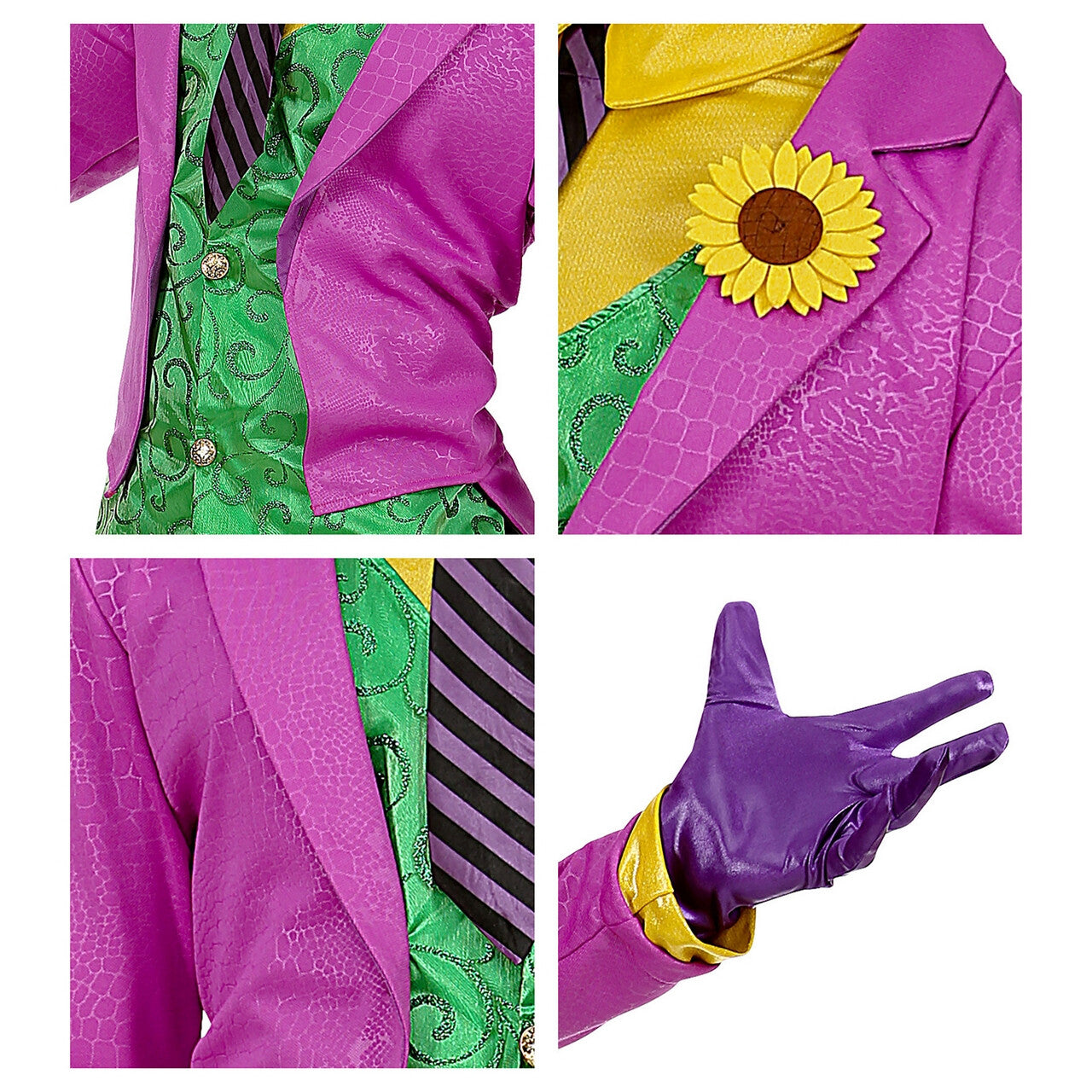 Op deze afbeelding zie je een Kostuums, van het merk Widmann. Belachelijk Dwaze Joker Man Kostuum