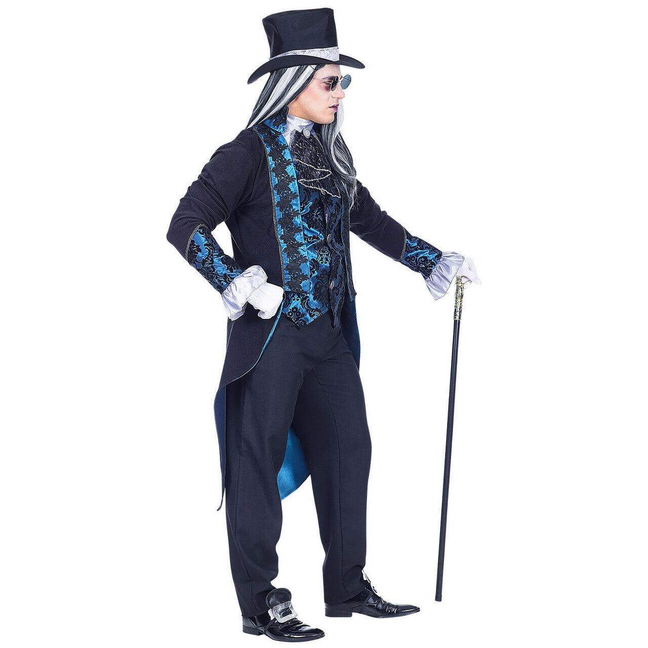 Op deze afbeelding zie je een Kostuums, van het merk Widmann. Victoriaaanse Vampier Dark Alley Man Kostuum