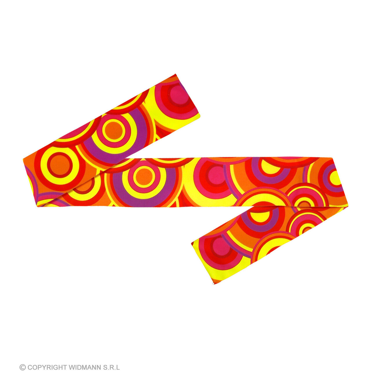 Op deze afbeelding zie je een Accessoires, van het merk Widmann. Wilde Haarband Jaren 70 Wendy