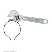 Op deze afbeelding zie je een Accessoires, van het merk Widmann. Moersleutel In Je Kop Haarband