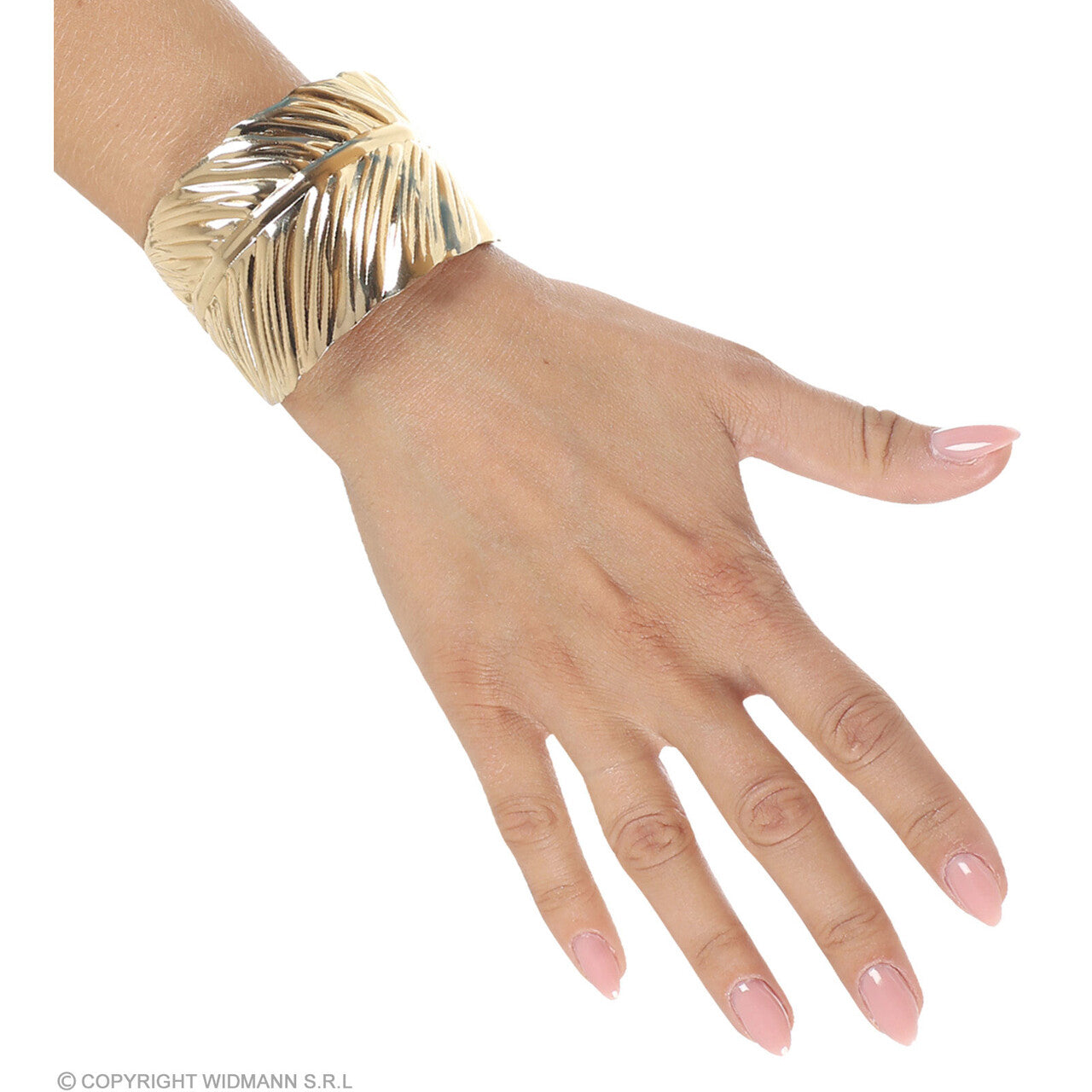 Op deze afbeelding zie je een Accessoires, van het merk Widmann. Armband Gouden Blad Rome