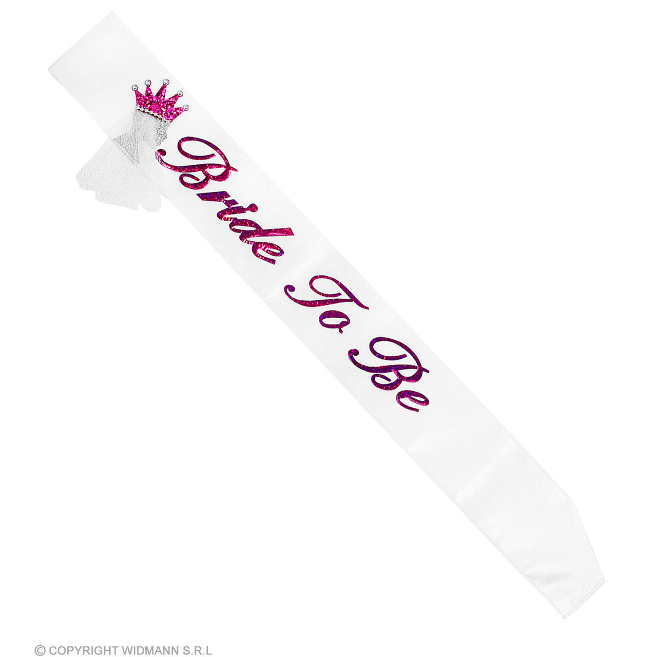 Op deze afbeelding zie je een Accessoires, van het merk Widmann. Sjerp Bride To Be Met Kroontje