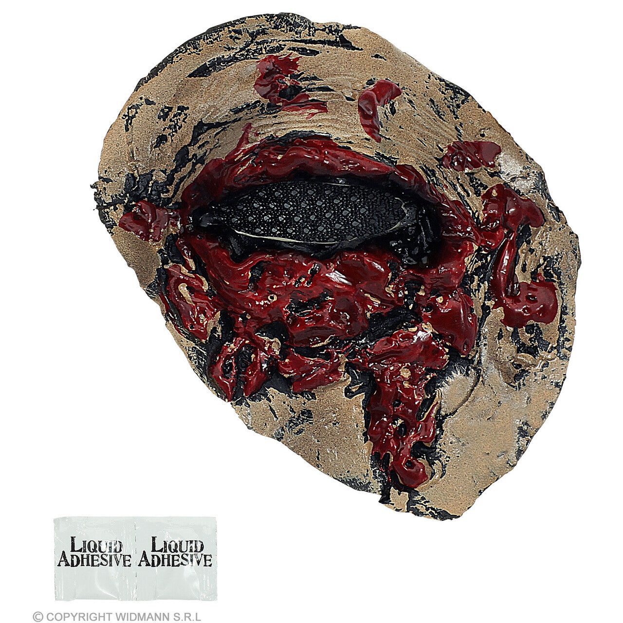 Op deze afbeelding zie je een Accessoires, van het merk Widmann. Uitgelepeld Zombie Oog