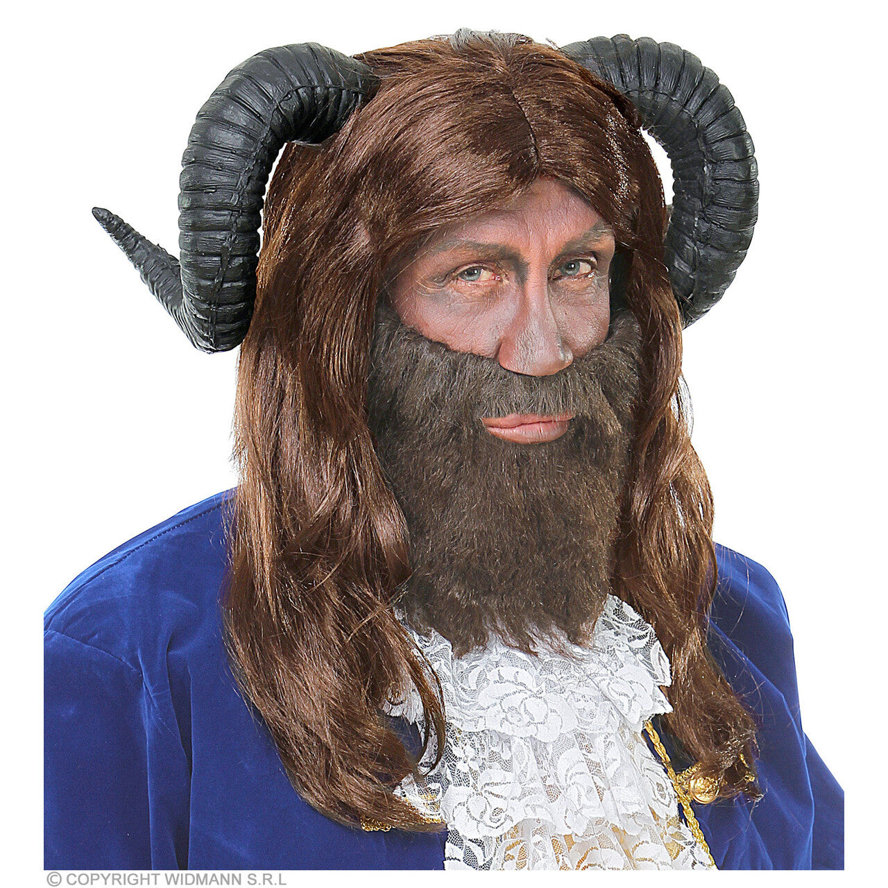 Op deze afbeelding zie je een Accessoires, van het merk Widmann. Het Beest Met Grote Ramshoorns