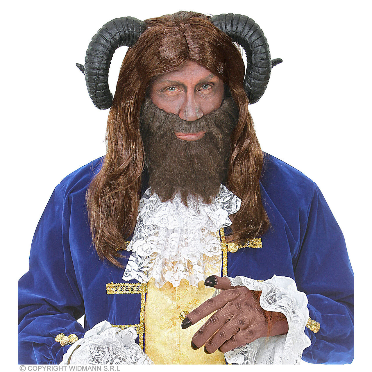 Op deze afbeelding zie je een Accessoires, van het merk Widmann. Het Beest Met Grote Ramshoorns