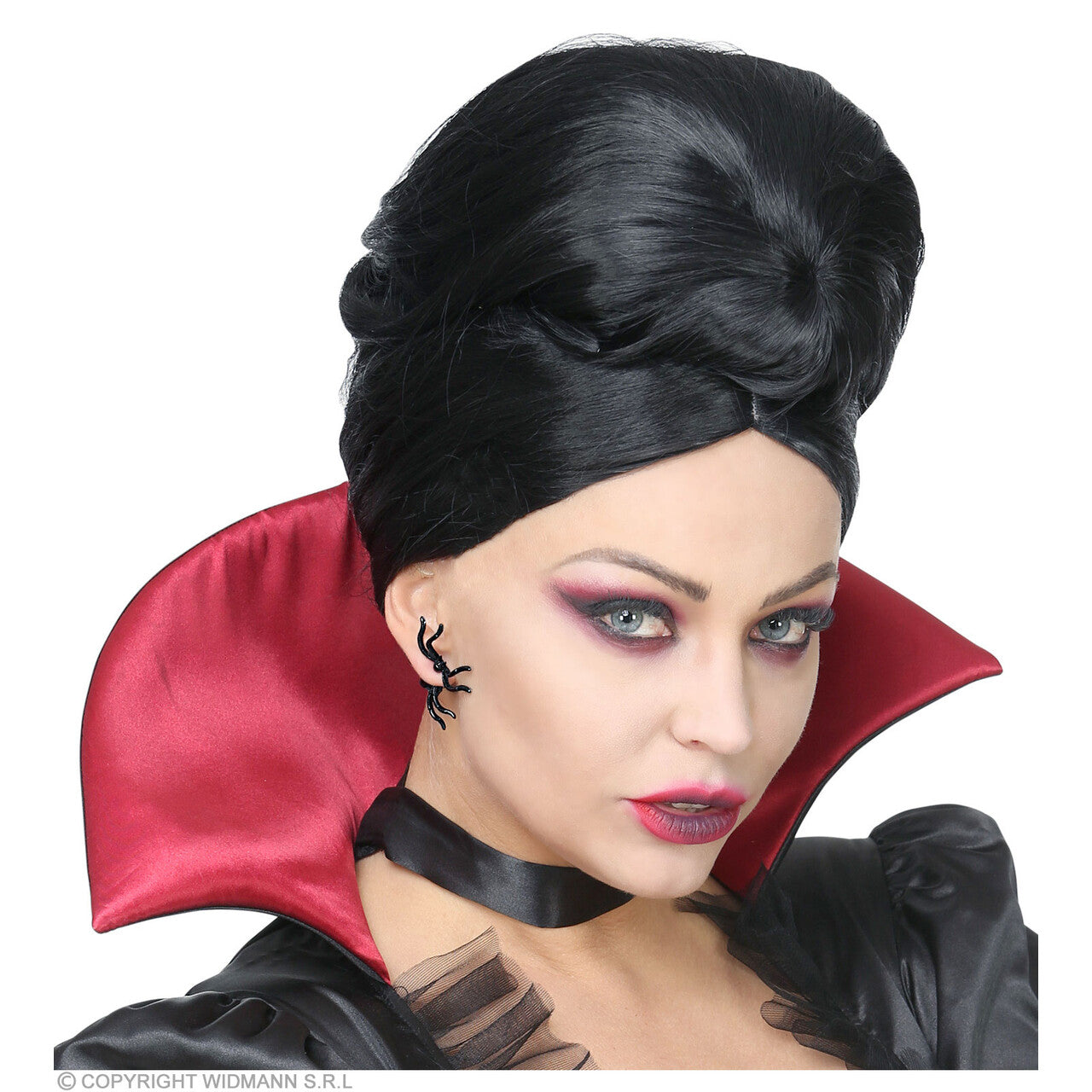 Op deze afbeelding zie je een Accessoires, van het merk Widmann. Spinnen Knopjes Oor Halloween