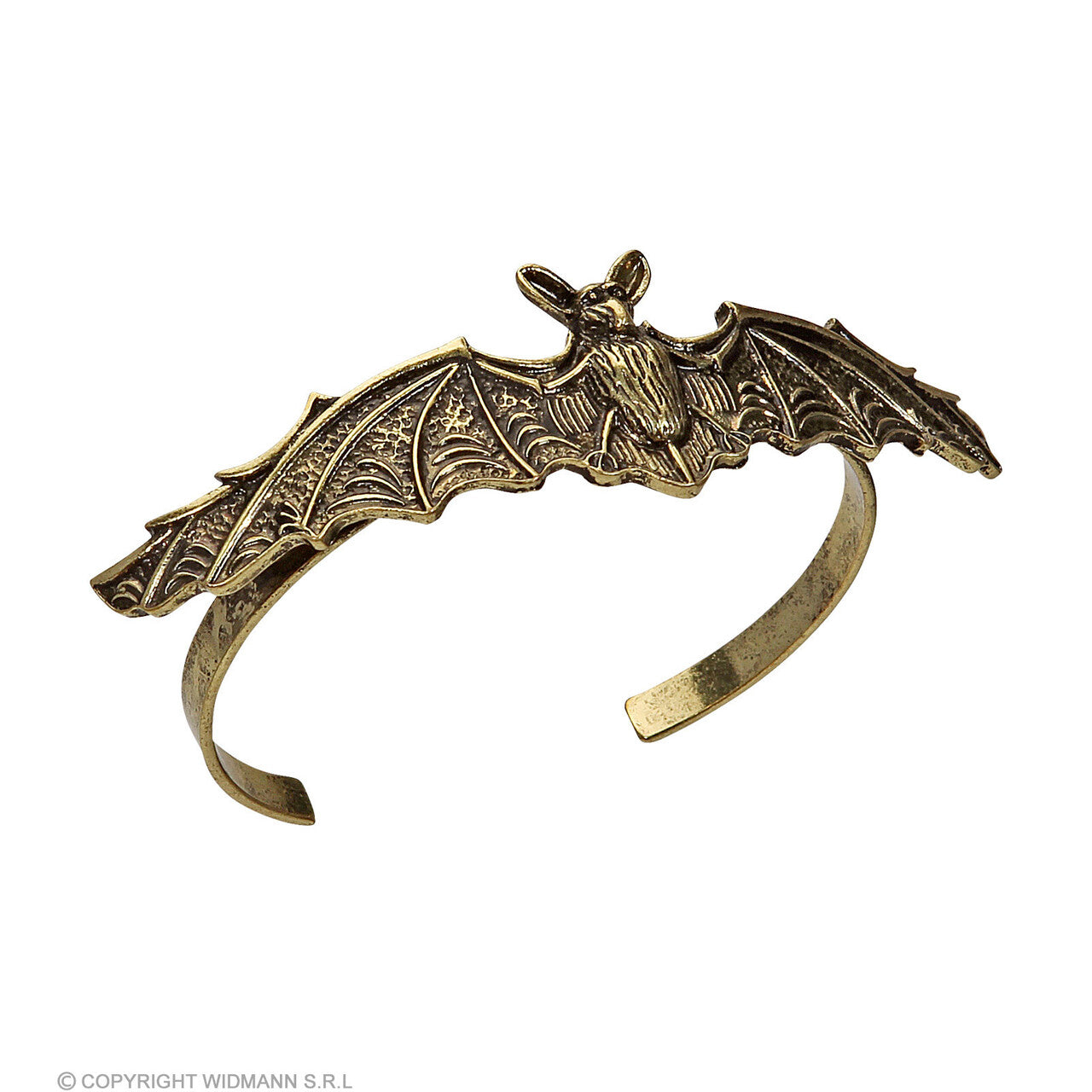 Op deze afbeelding zie je een Accessoires, van het merk Widmann. Armband Vleermuis Gouden Vampier