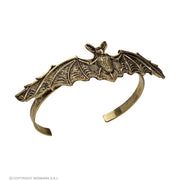 Op deze afbeelding zie je een Accessoires, van het merk Widmann. Armband Vleermuis Gouden Vampier