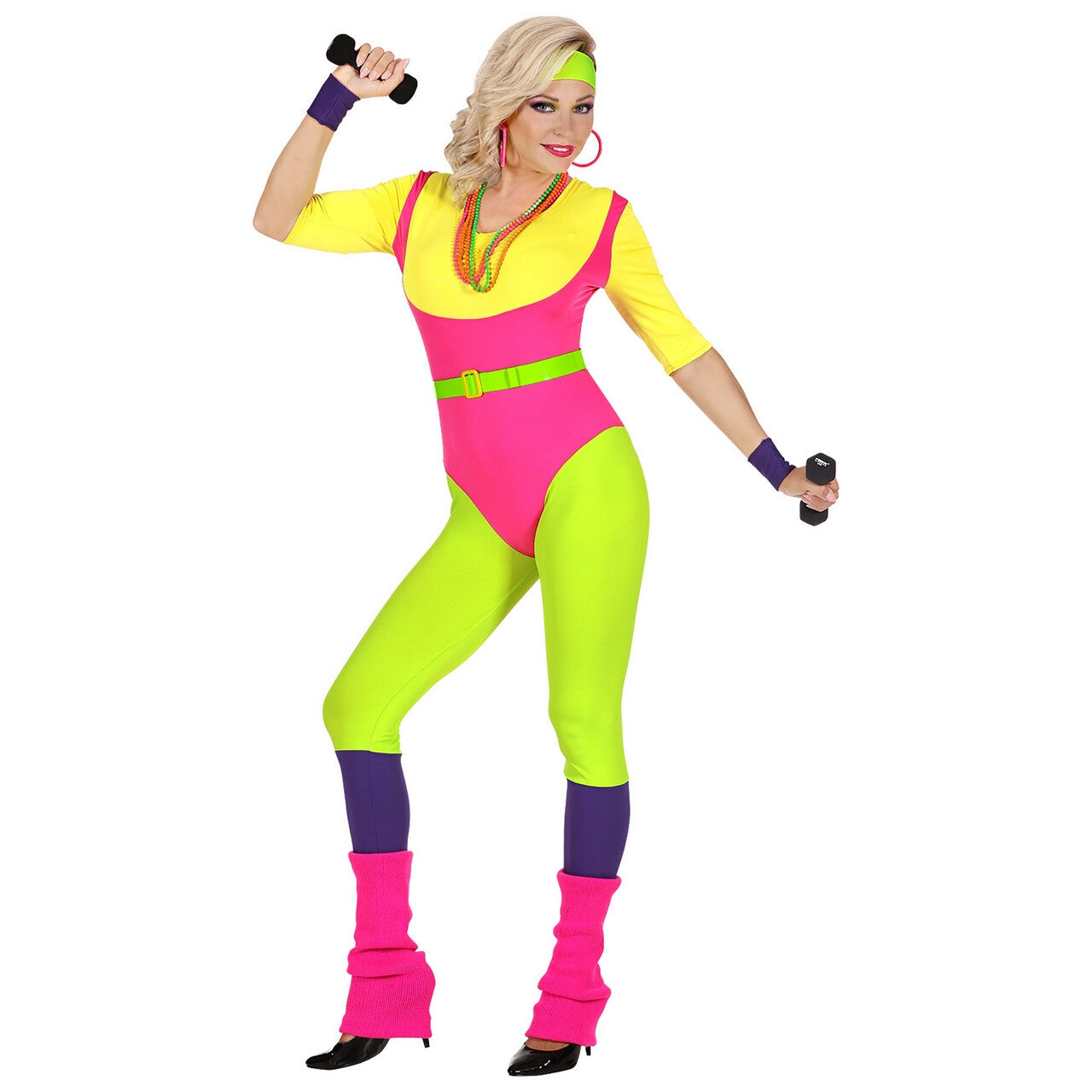 Op deze afbeelding zie je een Kostuums, van het merk Widmann. Doris Dee Aerobics Vrouw Kostuum
