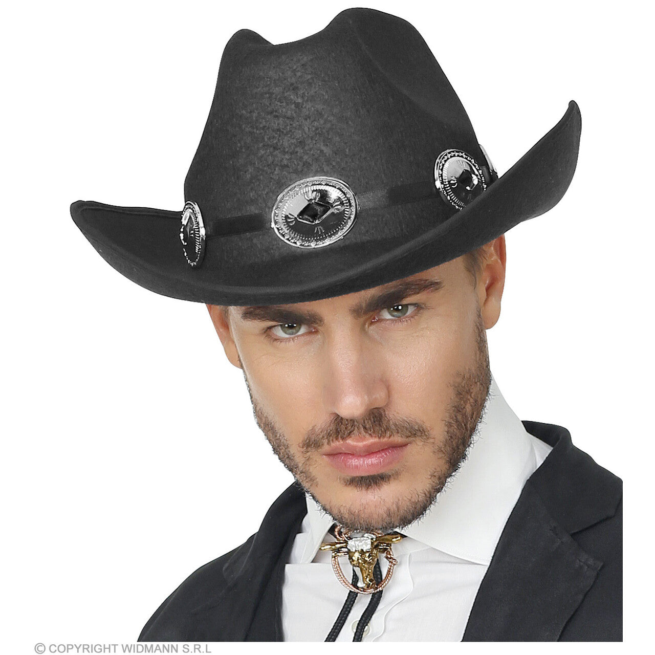 Op deze afbeelding zie je een Accessoires, van het merk Widmann. Dallas Cowboy Hoed