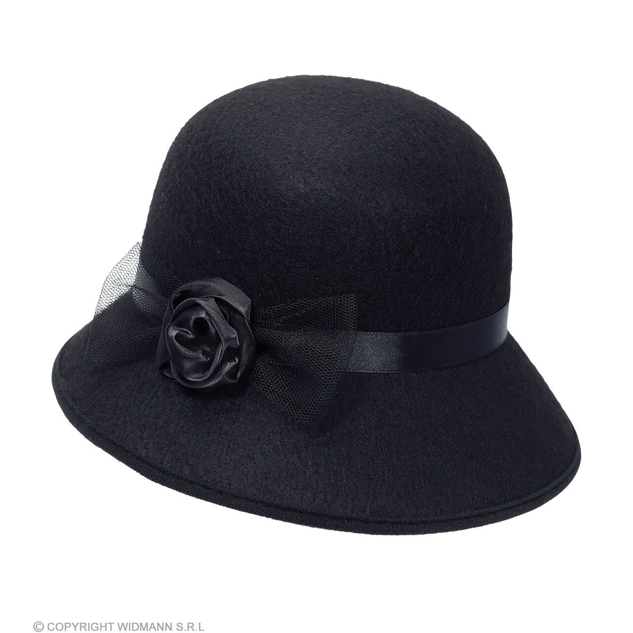 Op deze afbeelding zie je een Accessoires, van het merk Widmann. Typische Jaren 20 Flapper Hoed