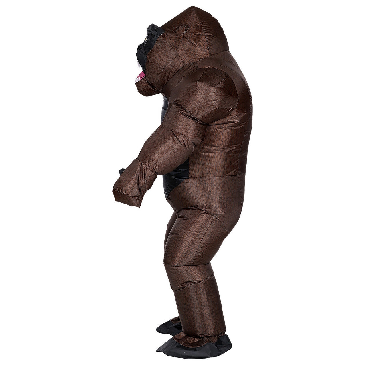 Op deze afbeelding zie je een Kostuums, van het merk Widmann. Opblaasbaar Machtige Rwanda Gorilla Kostuum