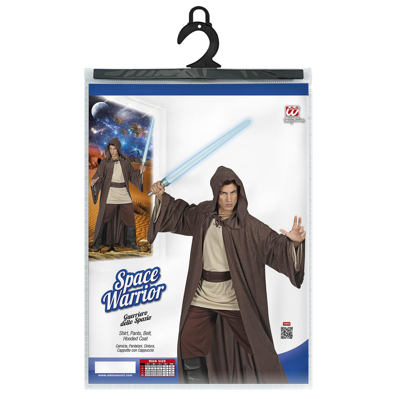 Op deze afbeelding zie je een Kostuums, van het merk Widmann. Star Wars Lucas Science Fiction Held Kostuum
