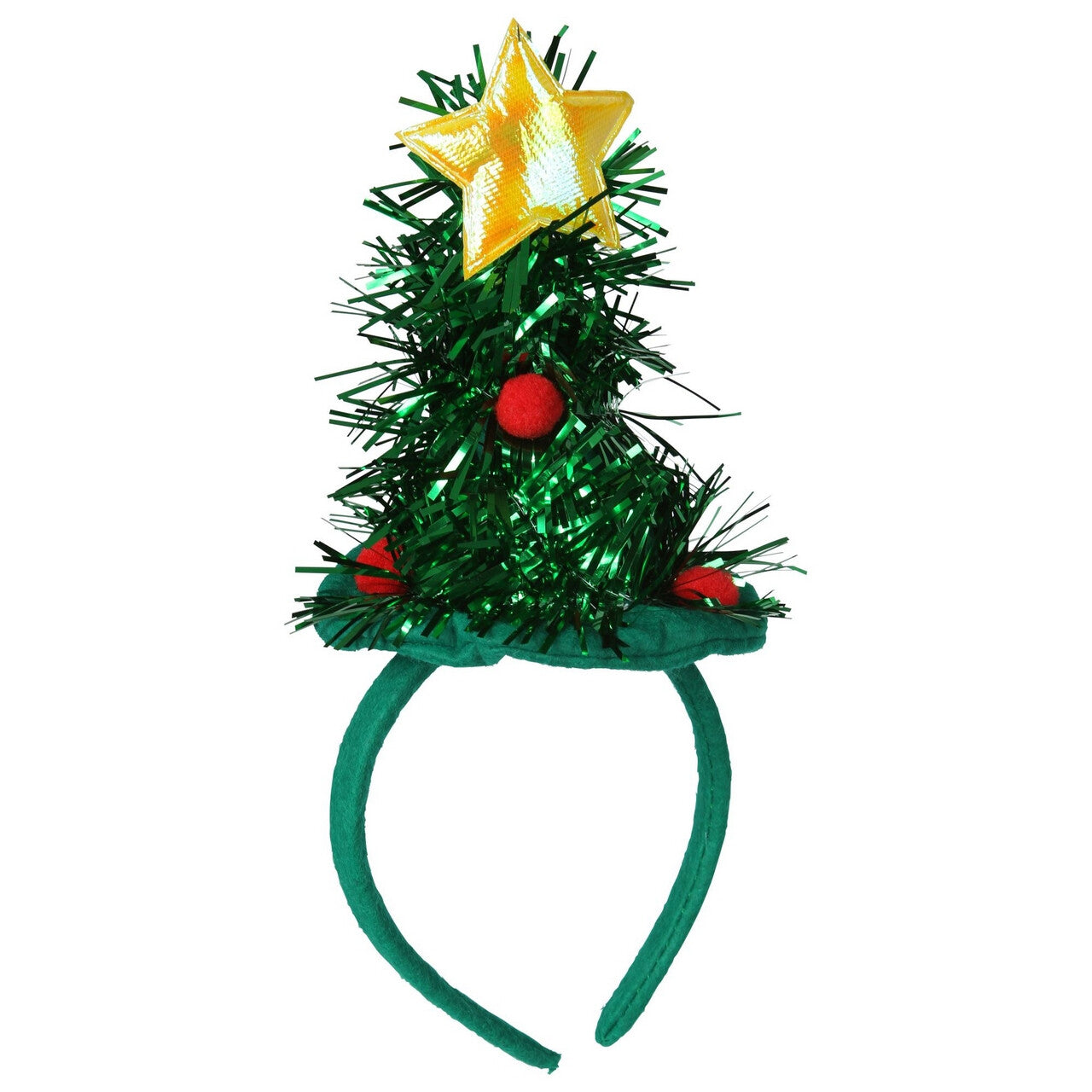 Op deze afbeelding zie je een Accessoires, van het merk Widmann. Haarband Mini Kerstboom Met Ster
