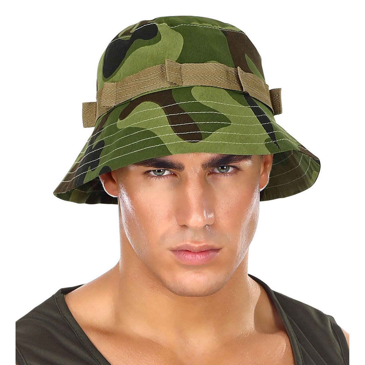 Op deze afbeelding zie je een Accessoires, van het merk Widmann. Camouflage Hoed Special Forces