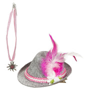 Op deze afbeelding zie je een Accessoires, van het merk Widmann. Hoedje En Ketting Ursula Biermans