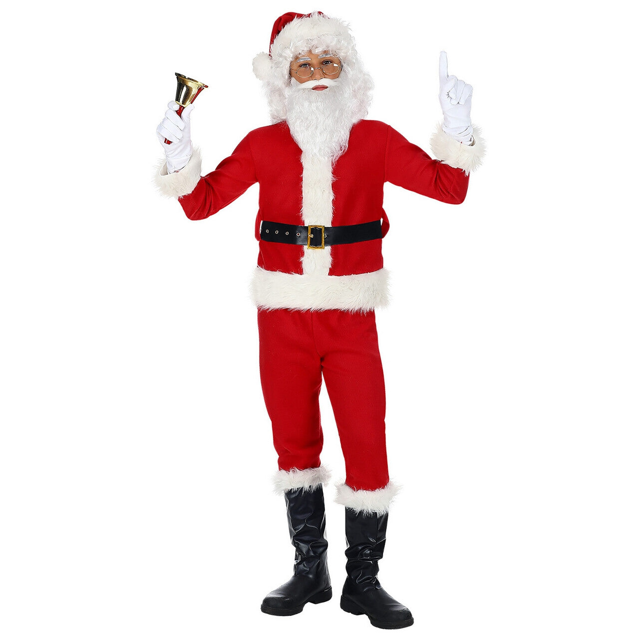 Op deze afbeelding zie je een Kostuums, van het merk Widmann. O Denneboom Kerstman Kind Kostuum