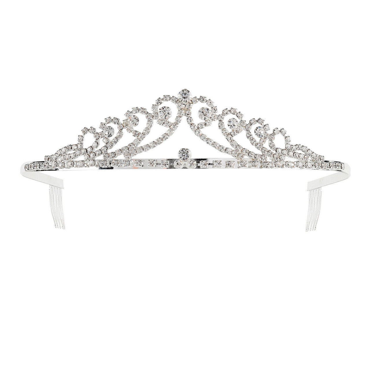 Op deze afbeelding zie je een Accessoires, van het merk Widmann. Strass Sieraadsteentjes Tiara Maxima