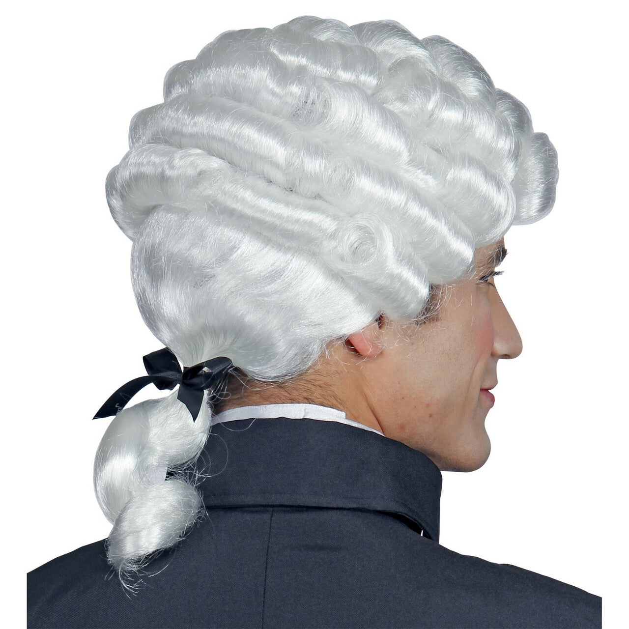 Op deze afbeelding zie je een Accessoires, van het merk Widmann. Koloniale Pruik Amerikaanse Onafhankelijkheidsoorlog