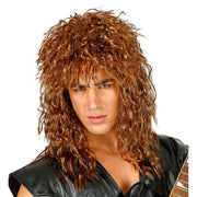 Op deze afbeelding zie je een Accessoires, van het merk Widmann. Pruik 80s Rockband Whitesnake