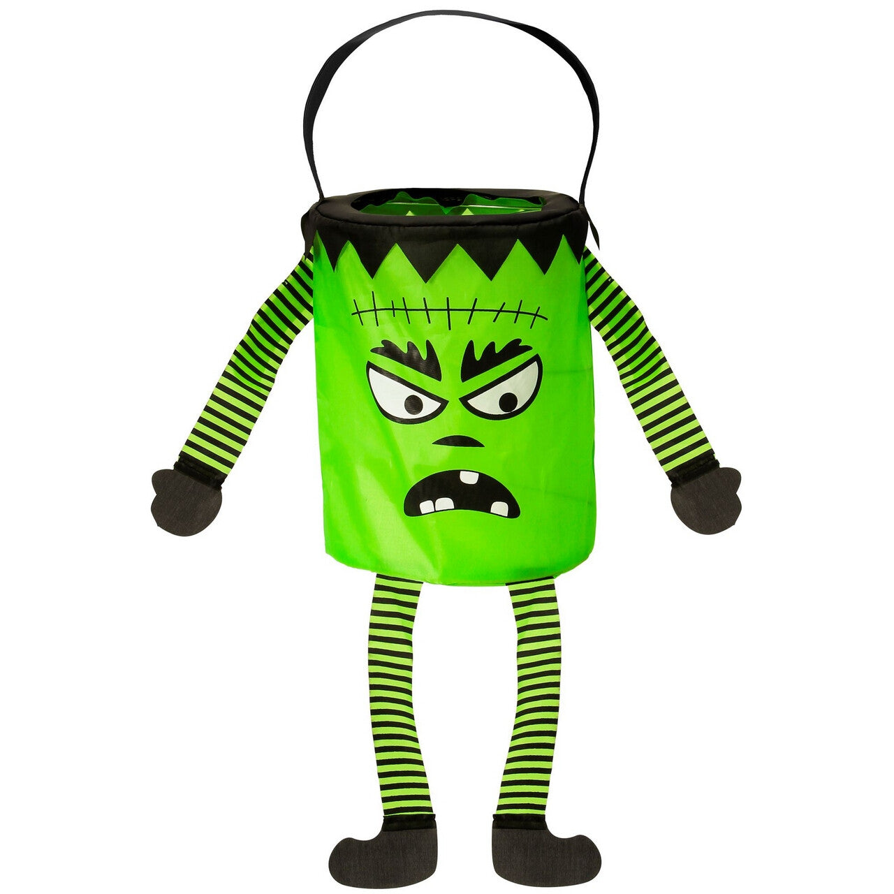 Op deze afbeelding zie je een Accessoires, van het merk Widmann. Trick Or Treat Tasje Groen Monster