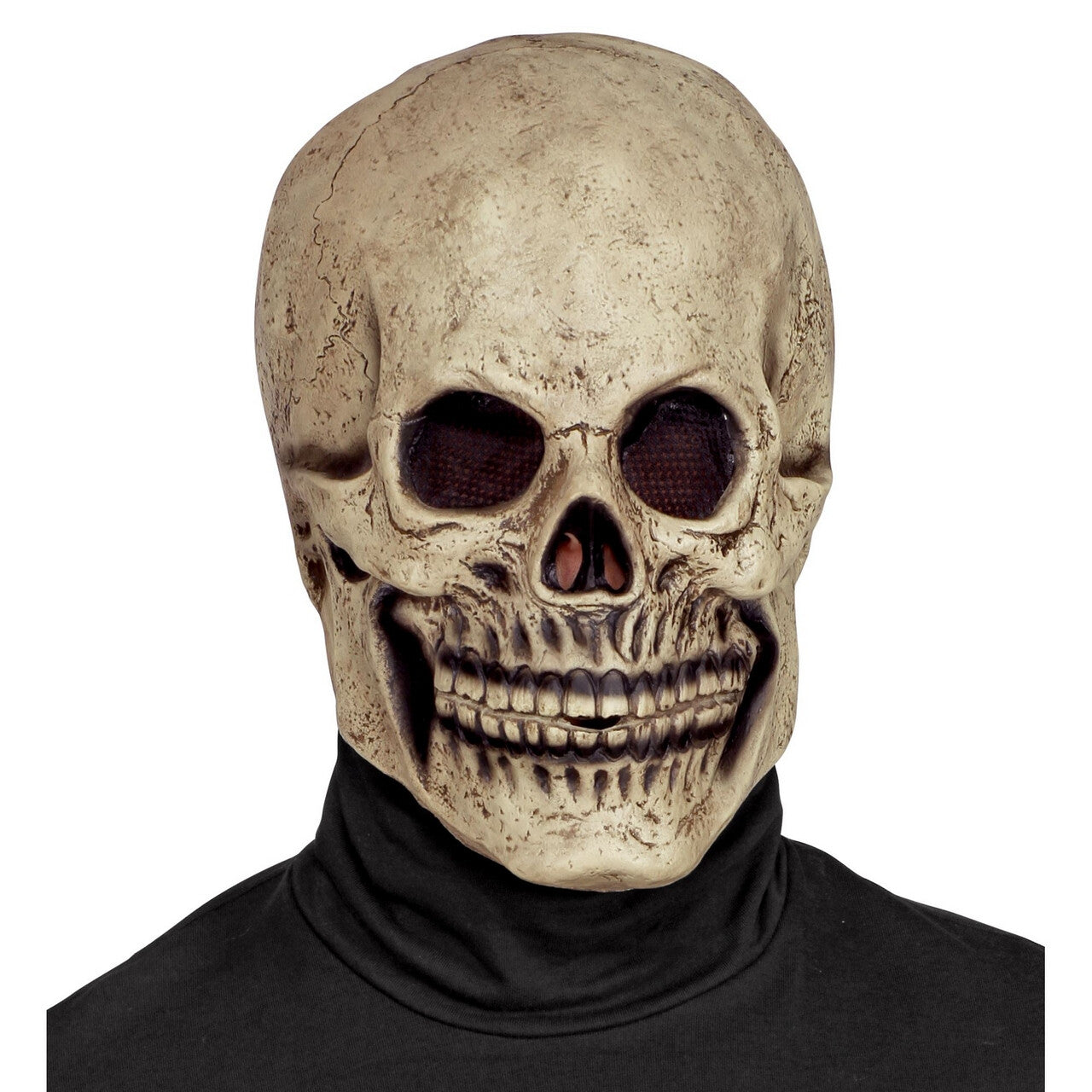 Op deze afbeelding zie je een Accessoires, van het merk Widmann. Masker Kaal Gepikte Schedel