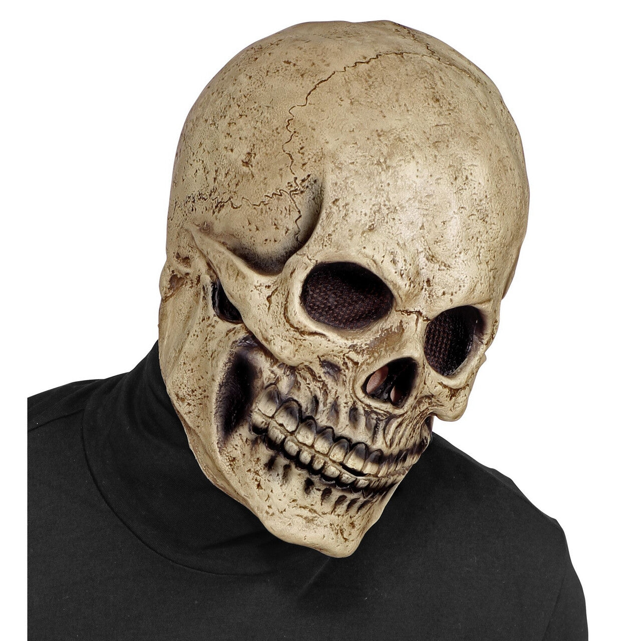Op deze afbeelding zie je een Accessoires, van het merk Widmann. Masker Kaal Gepikte Schedel