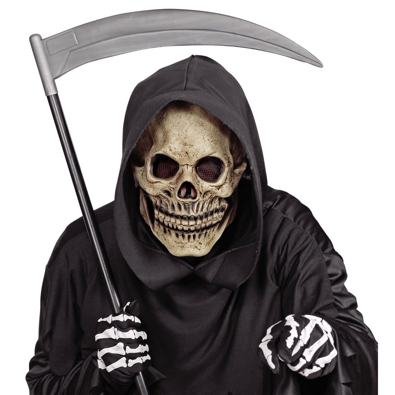Op deze afbeelding zie je een Accessoires, van het merk Widmann. Masker Kaal Gepikte Schedel
