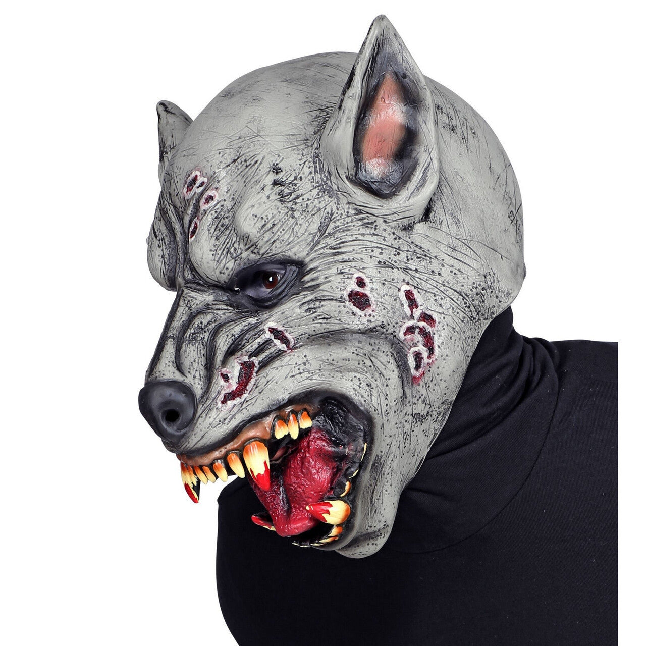 Op deze afbeelding zie je een Accessoires, van het merk Widmann. Masker Waanzinnige Weerwolf