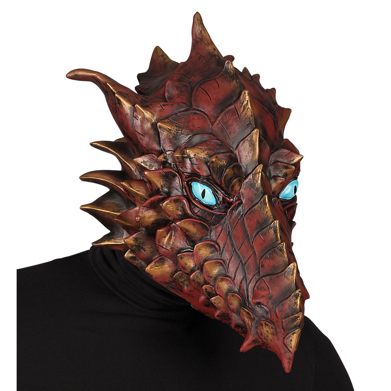 Op deze afbeelding zie je een Accessoires, van het merk Widmann. Masker Vuurspuwende Draak