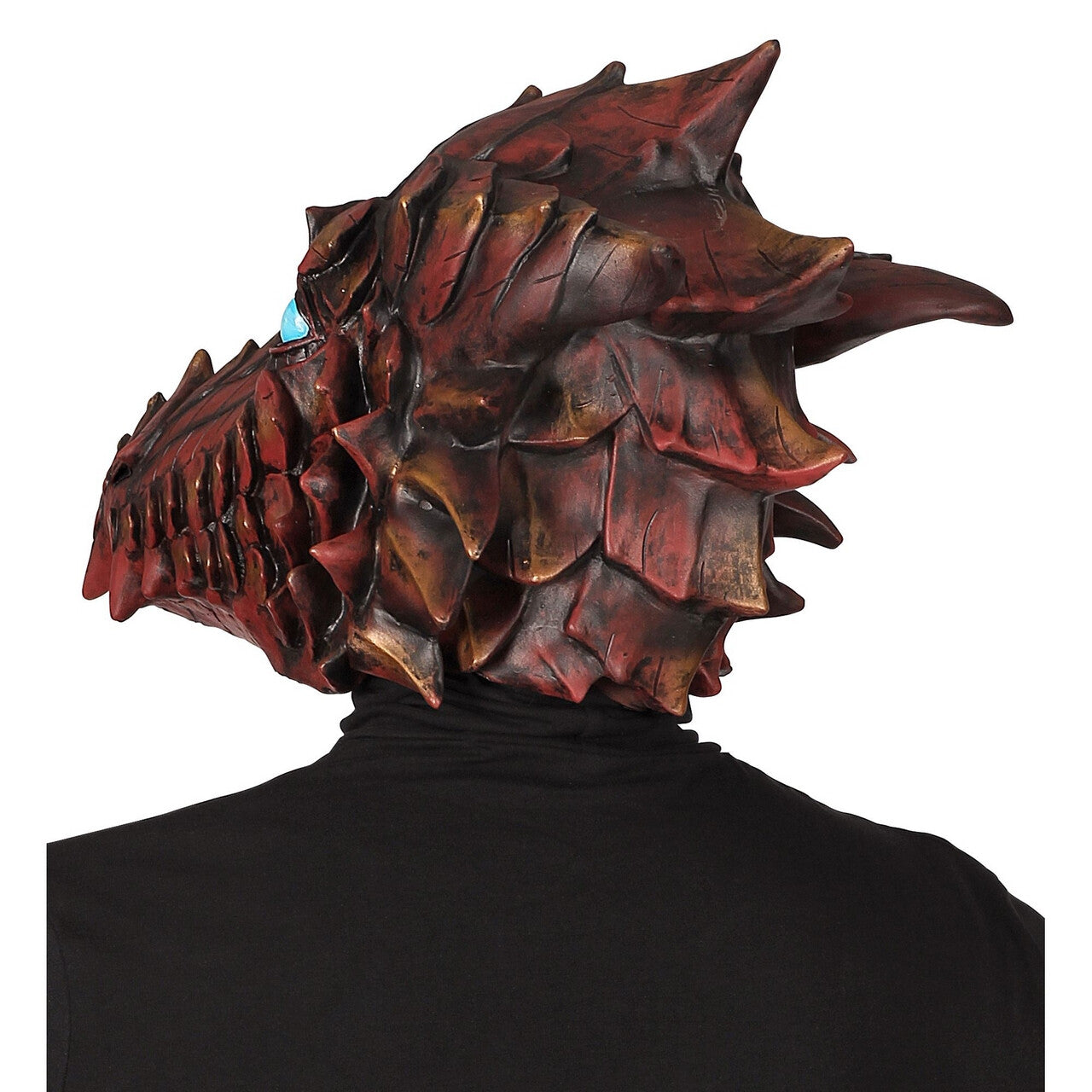 Op deze afbeelding zie je een Accessoires, van het merk Widmann. Masker Vuurspuwende Draak