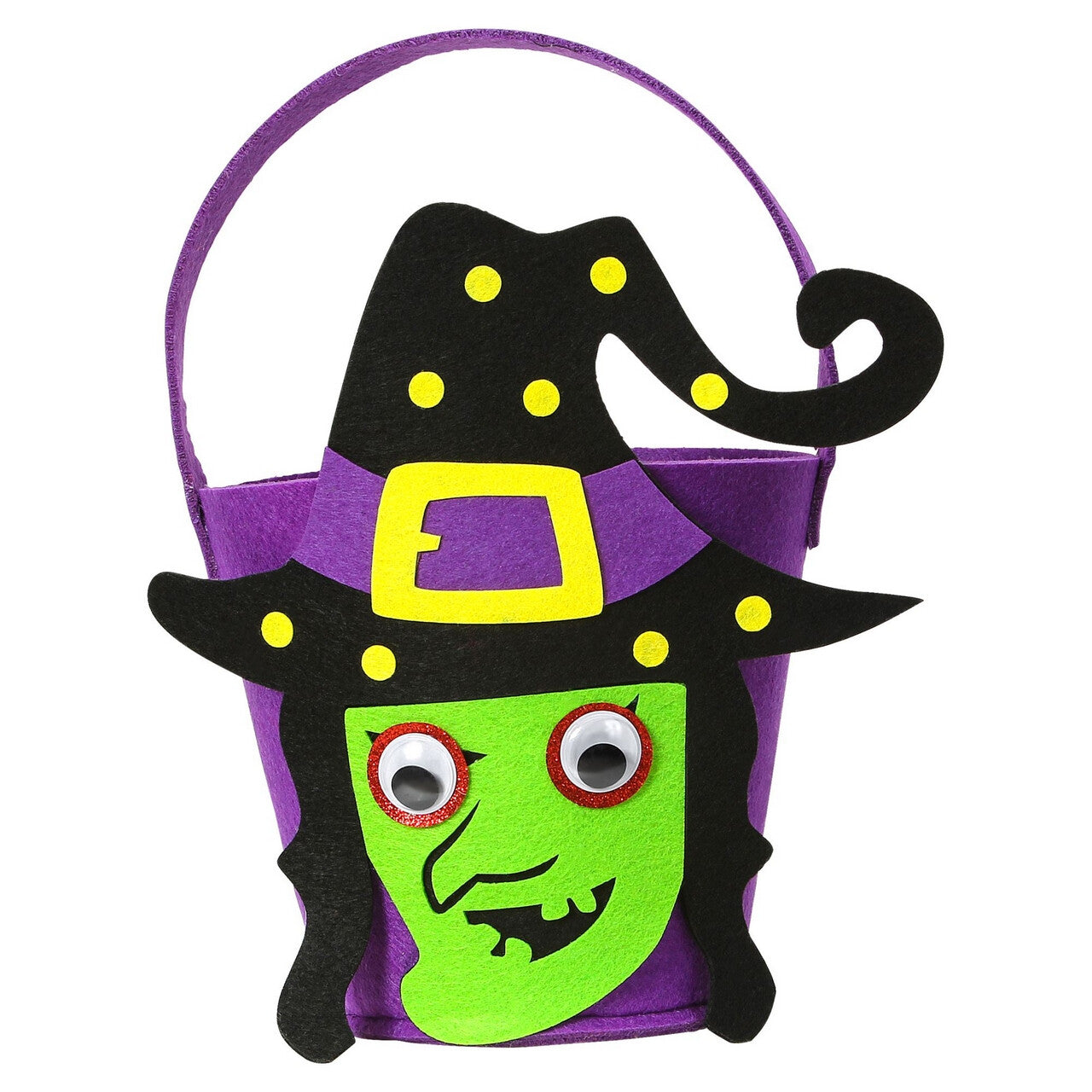 Op deze afbeelding zie je een Accessoires, van het merk Widmann. Trick Or Treat Tasje Gruwelijk Groene Heks