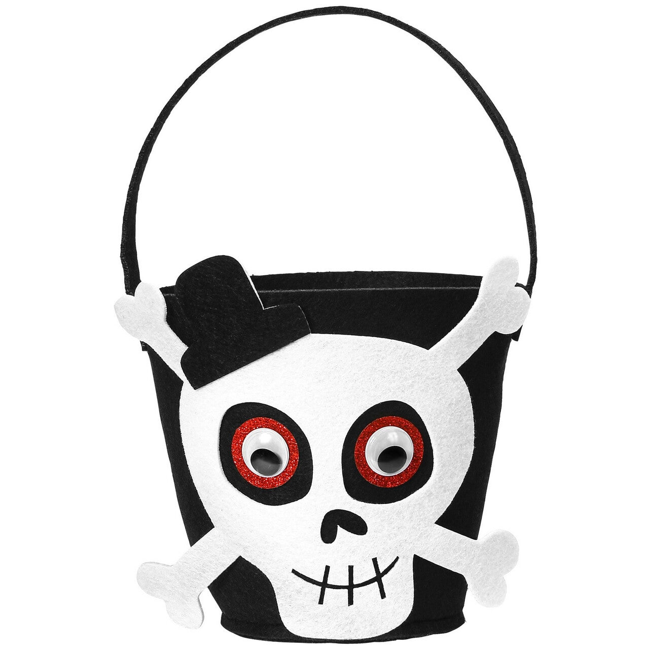 Op deze afbeelding zie je een Accessoires, van het merk Widmann. Trick Or Treat Tasje Grappige Schedel