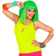 Op deze afbeelding zie je een Kostuums, van het merk Widmann. Tanktop Neon Geel Vrouw
