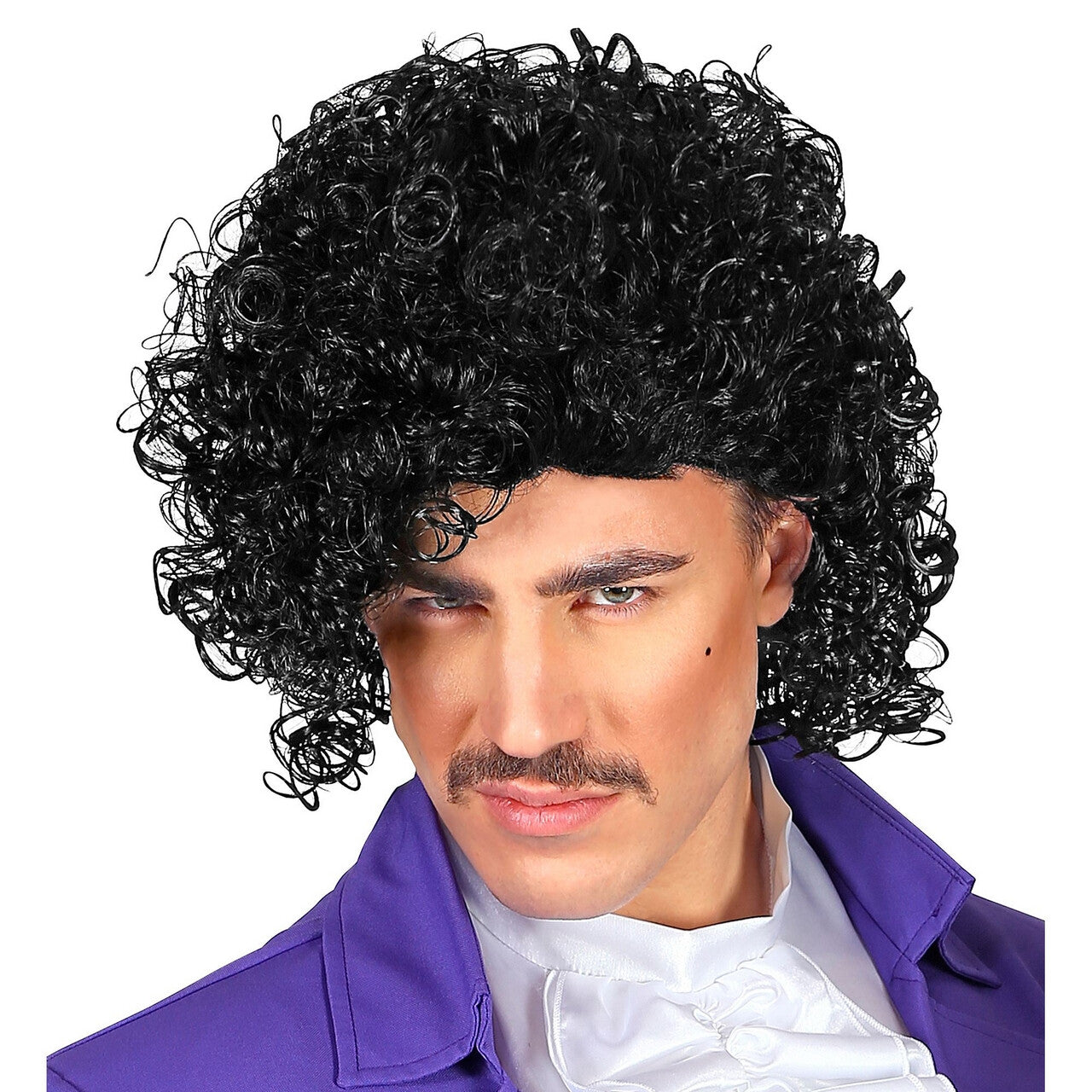 Op deze afbeelding zie je een Accessoires, van het merk Widmann. Pruik Tafkap Prince