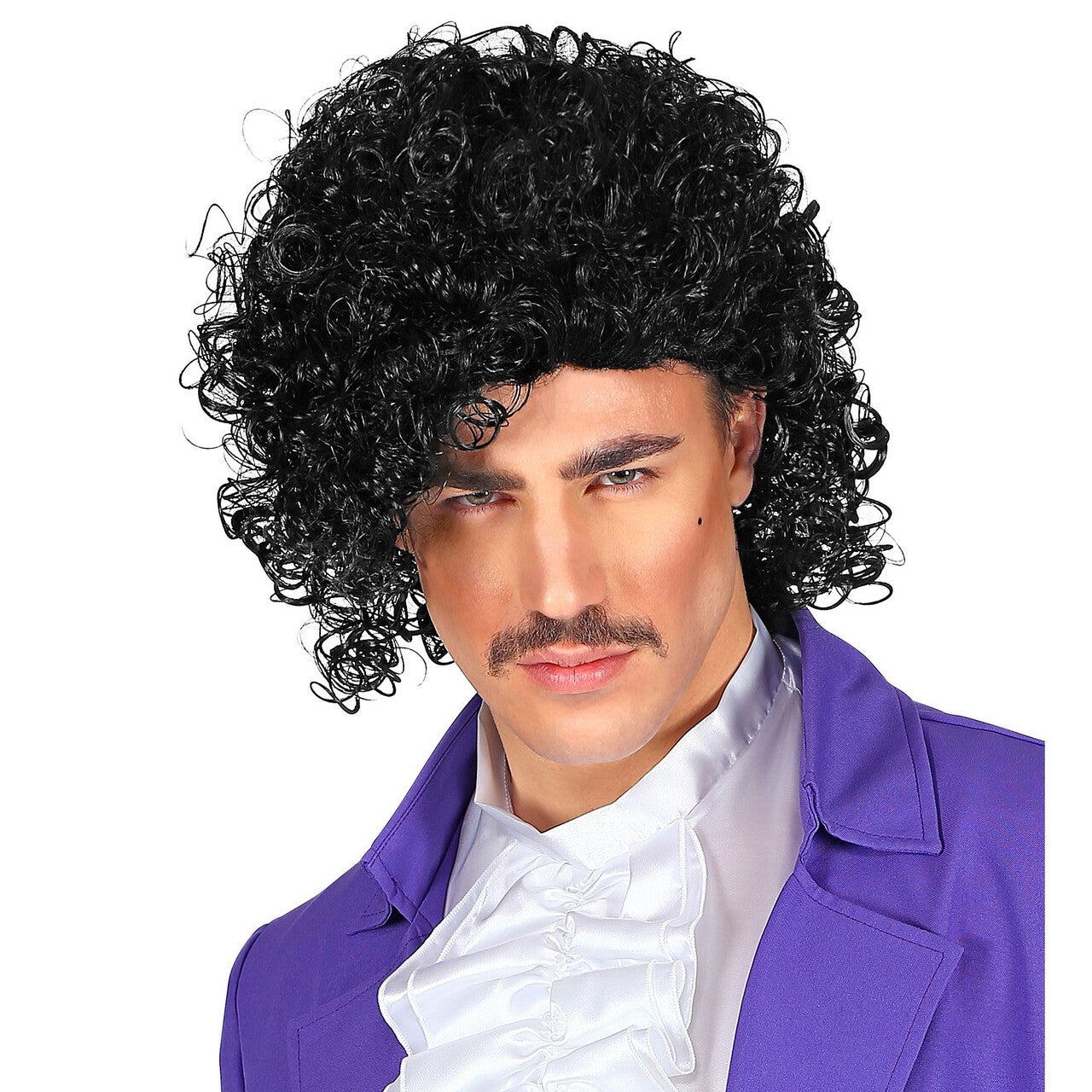 Op deze afbeelding zie je een Accessoires, van het merk Widmann. Pruik Tafkap Prince