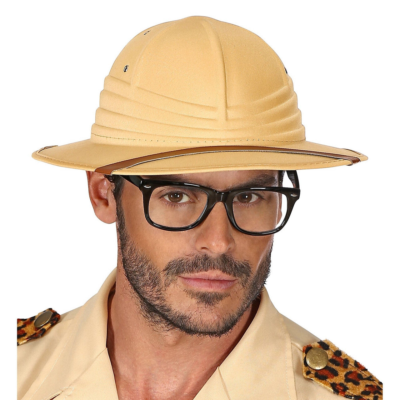 Op deze afbeelding zie je een Accessoires, van het merk Widmann. Tropenhelm Safari Afrika