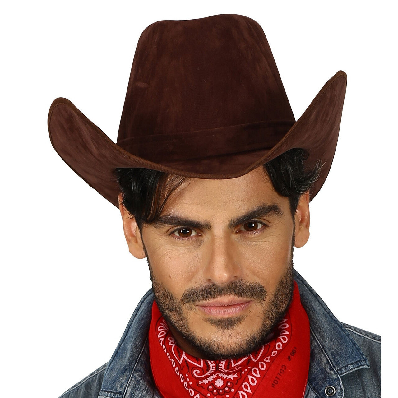 Op deze afbeelding zie je een Accessoires, van het merk Widmann. Cowboyhoed Utah Suede Look