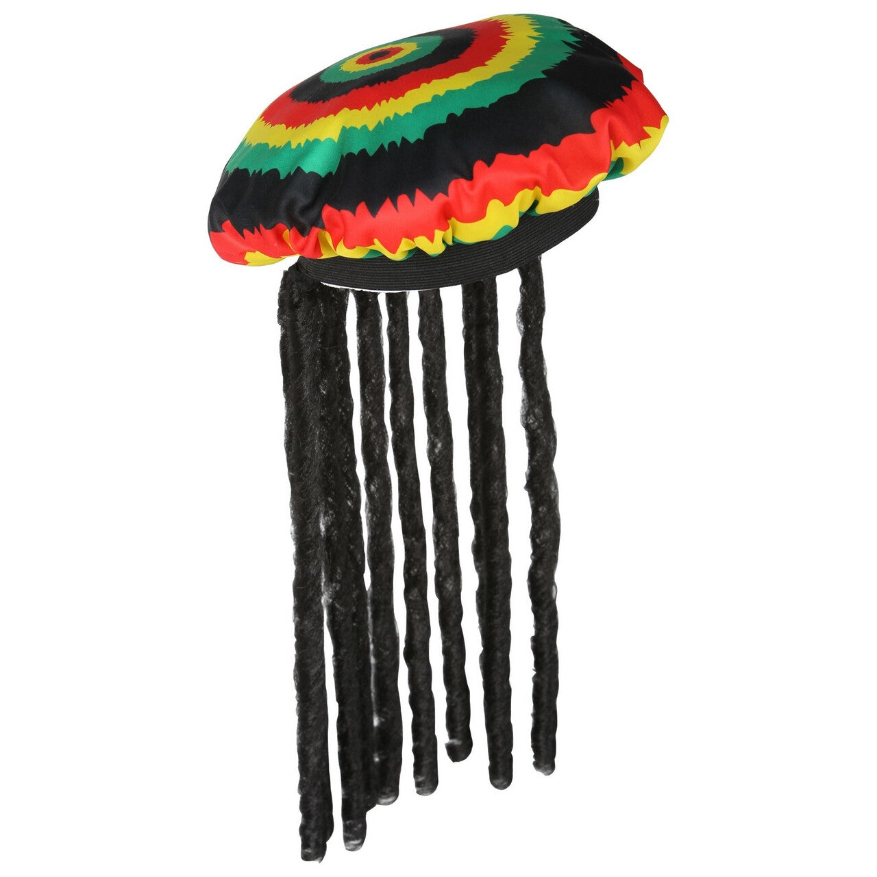 Op deze afbeelding zie je een Accessoires, van het merk Widmann. Rasta Muts Met Dreadlocks Ziggy