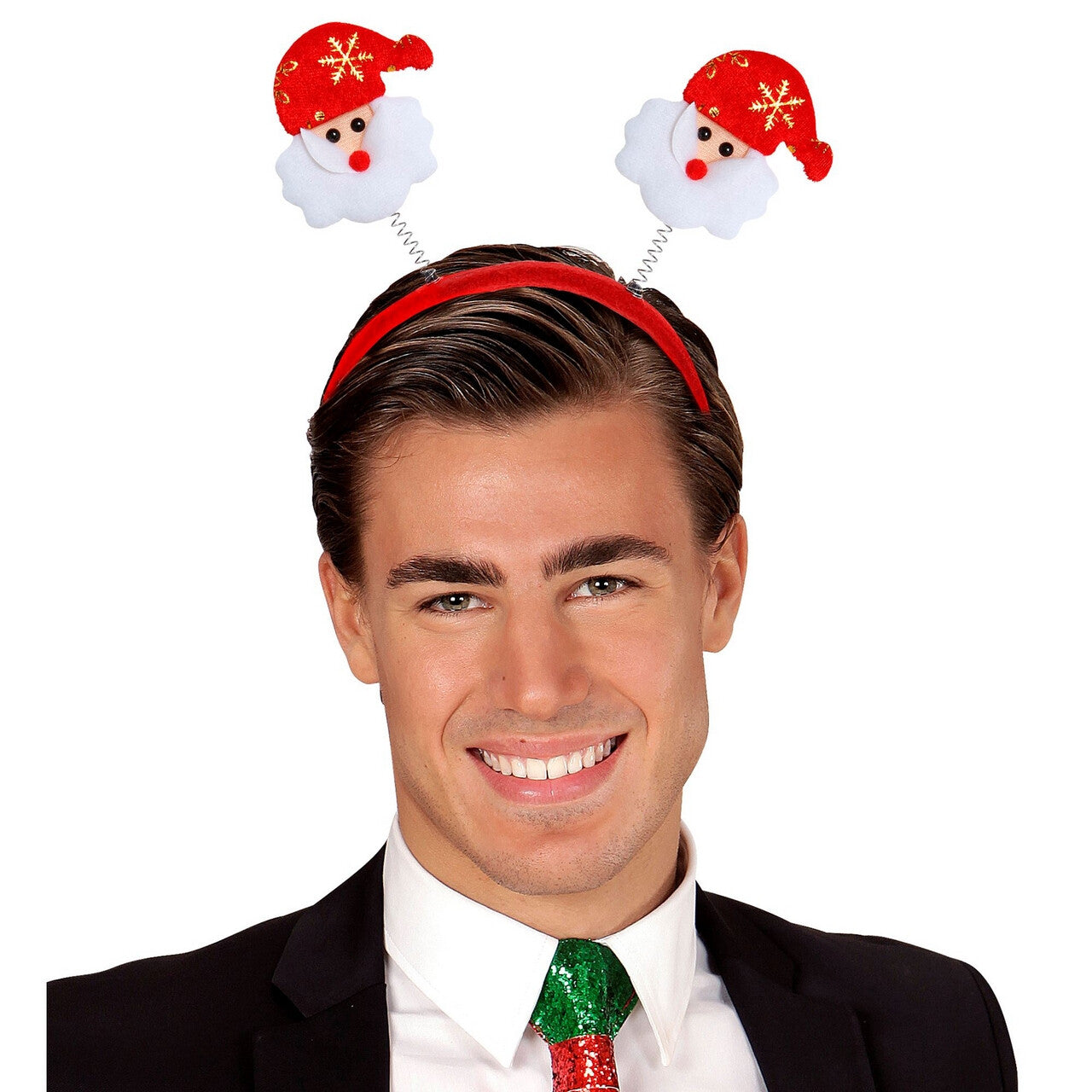 Op deze afbeelding zie je een Accessoires, van het merk Widmann. Bopper Kerstman Met Wollige Baard